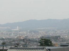 高宮浄水場からの風景写真