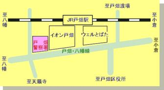 警察署周辺の地図画像