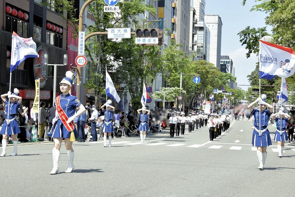 博多どんたく港まつり「どんたく広場開通式」及び「どんたく広場パレード」