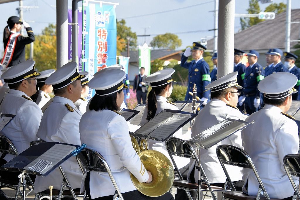 令和6年筑後警察署年末年始特別警戒出発式