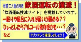 飲酒運転の撲滅サイトへ